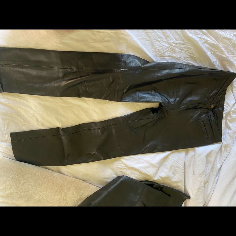 Leather pants size 32